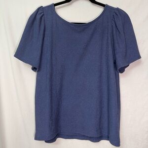 Banana Republic Textured Top in Blue